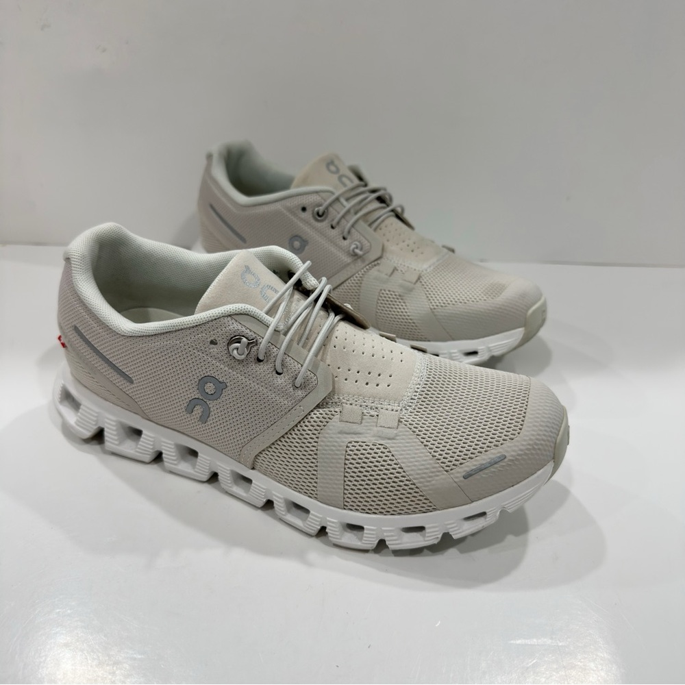 On Cloud Running Athletic Shoes in Light Gray
